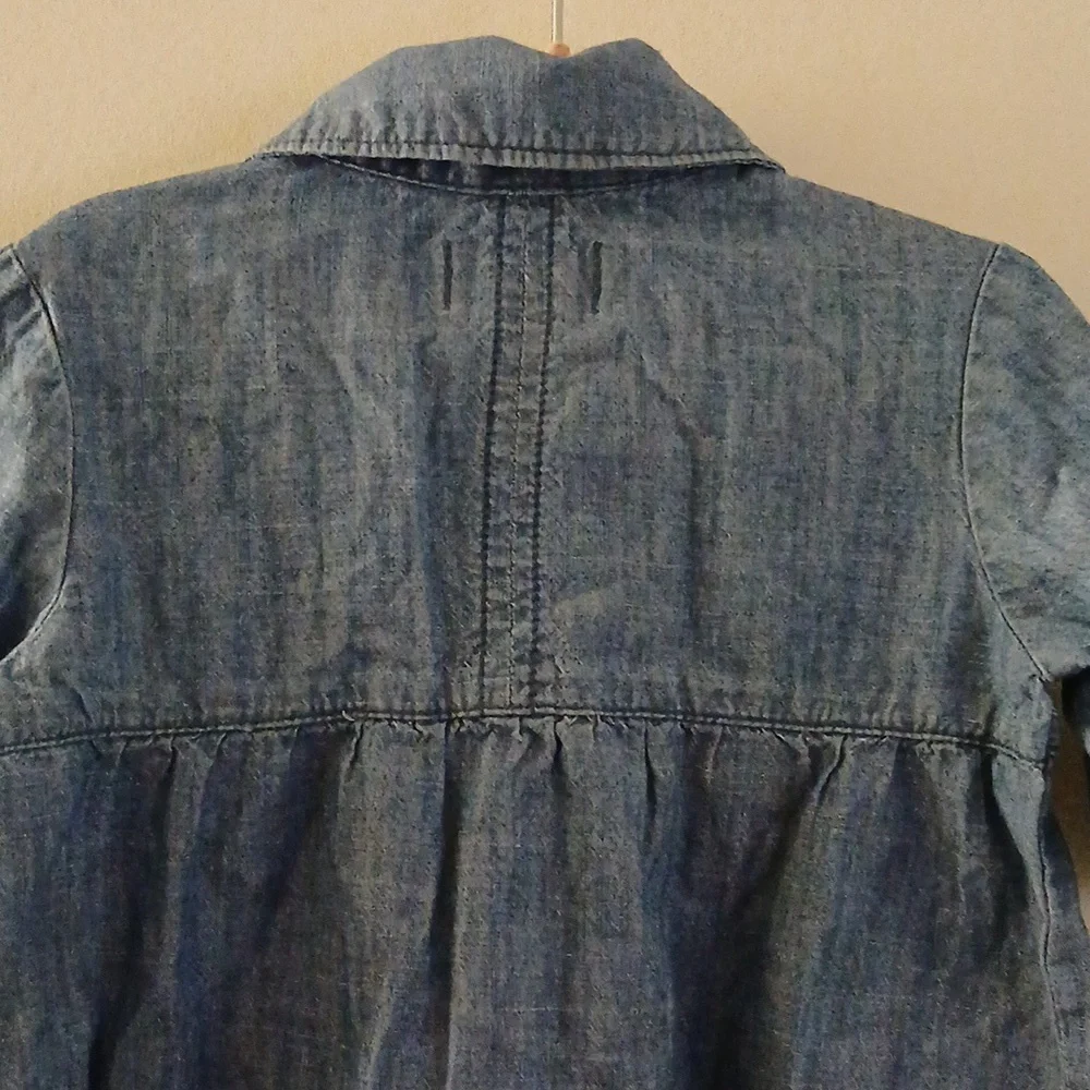 Old Navy Toddler girl denim shirt dress size 3T‎